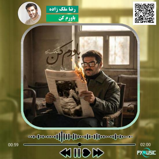 دانلود آهنگ باورم کن رضا ملک زاده